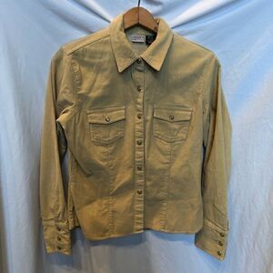 Arizona Jean Company Corduroy Shirt Mustard Medium